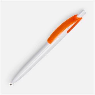 {{photo.Alt || photo.Description || 'Ручка шариковая Bento, белая с оранжевым'}}