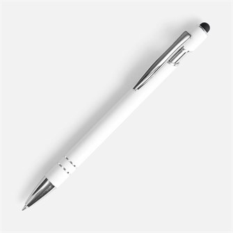 {{photo.Alt || photo.Description || 'Ручка шариковая Pointer Soft Touch со стилусом, белая'}}