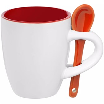 {{photo.Alt || photo.Description || 'Кофейная кружка Pairy с ложкой, красная с оранжевой'}}