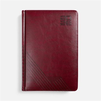 {{photo.Alt || photo.Description || 'Ежедневник Faro, датированный, бордовый'}}