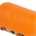 Охлаждающее полотенце Narvik в силиконовом чехле, оранжевое 17230.20