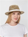 Шляпа Daydream, бежевая с белой лентой 6982.16