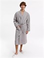Халат вафельный Kimono, светло-серый 17267.13