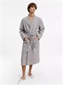 Халат вафельный Kimono, светло-серый 17267.13
