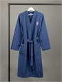 Халат вафельный Kimono, темно-синий 17267.44