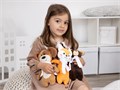 Мягкая игрушка Beastie Toys, мишка с белым шарфом 12988.01