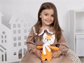 Мягкая игрушка Beastie Toys, лисенок с белым шарфом 22414.01