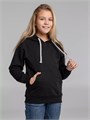 Толстовка с капюшоном детская Kirenga Kids, черная 11147.30