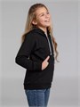 Толстовка с капюшоном детская Kirenga Kids, черная 11147.30