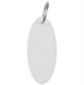 Брелок «Овал», белый 16821.60