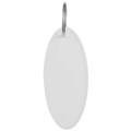 Брелок «Овал», белый 16821.60