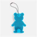Пешеходный светоотражатель с цепочкой «Мишка», синий 24815.40
