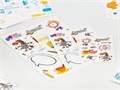 Наклейки бумажные Sticker Pack на заказ, L 19939.03