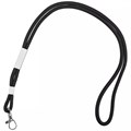 Шнурок для бейджа Tube Metal, черный 20383.30
