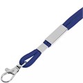 Шнурок для бейджа Tube Metal, синий 20383.40