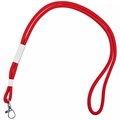 Шнурок для бейджа Tube Metal, красный 20383.50