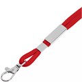 Шнурок для бейджа Tube Metal, красный 20383.50