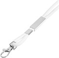 Шнурок для бейджа Tube Metal, белый 20383.60