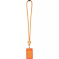 Шнурок для бейджа Tube Wood, оранжевый 20382.20