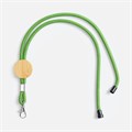 Шнурок для бейджа Tube Wood, зеленый 20382.90