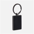 Брелок Gun Metal Leather Rectangle, графитовый 18666.30