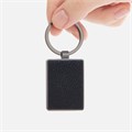 Брелок Gun Metal Leather Rectangle, графитовый 18666.30
