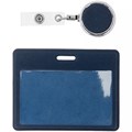 Чехол для карточки с ретрактором Devon, синий 11645.40
