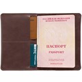 Обложка для паспорта Apache, ver.2, темно-коричневая 23437.51