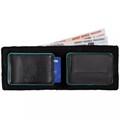 Кошелек Partinico, черный с бирюзовым 17975.34