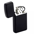 Зажигалка Zippo Slim Matt, матовая черная 12973.30