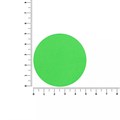 Наклейка тканевая Lunga Round, M, зеленый неон 17901.94