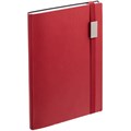 Ежедневник Vivian Metal, недатированный, красный 16654.05