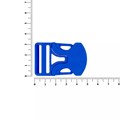 Застежка-пряжка односторонняя Triden, синий 18269.44