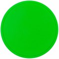 Лейбл из ПВХ Dzeta Round, L, зеленый неон 15354.94