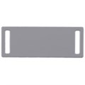 Шильдик металлический Kova, серый 16509.11