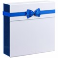 Коробка складная Gallant, L, белая с синим 24030.64