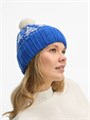 Шапка Holidale, синяя с молочным 20785.46