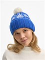 Шапка Holidale, синяя с молочным 20785.46