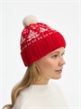 Шапка Holidale, красная с молочным 20785.56