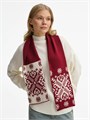 Шарф Wintertude M, красный с белым 21285.56