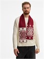 Шарф Wintertude M, красный с белым 21285.56