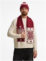 Шарф Wintertude M, красный с белым 21285.56