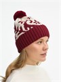 Шапка Wintertude, красная с белым 21284.56