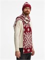 Шарф Wintertude L, красный с белым 21286.56