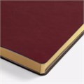 Ежедневник Nebraska Flex, недатированный, бордовый с золотистым 22008.50