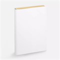 Ежедневник Nebraska Flex, недатированный, белый с золотистым 22008.60