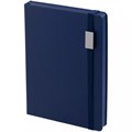 Ежедневник New Factor Metal, темно-синий 25000.44