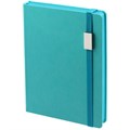 Ежедневник New Factor Metal, бирюзовый 25000.49