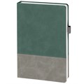 Ежедневник Horizon, недатированный, серый с зеленым 21172.19