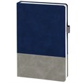 Ежедневник Horizon, недатированный, серый с синим 21172.41